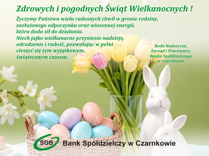 Wesołych Świąt Wielkanocnych!