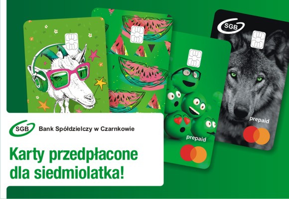 Karty przedpłacone dla siedmiolatka !