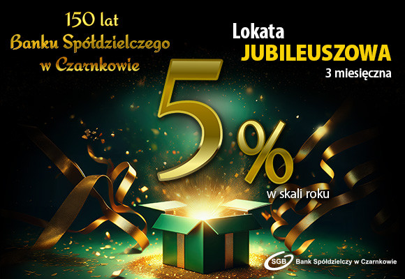 Lokata Jubileuszowa 5,0%