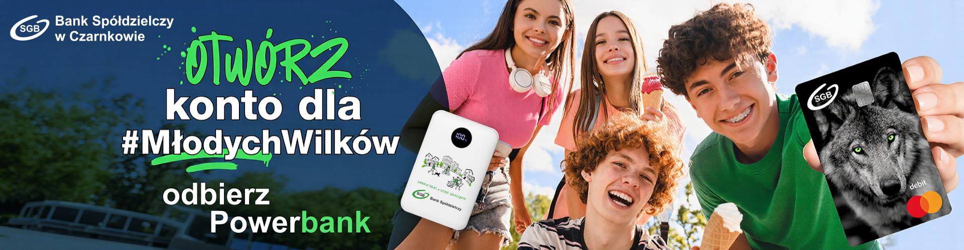 Powerbank dla #MłodychWilków