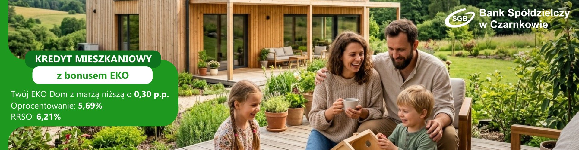 Kredyt mieszkaniowy z bonusem EKO - EKO DOM